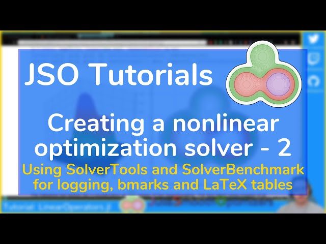 Julia tutorial on creating a nonlinear optimization solver with JuliaSmoothOptimizers - part 2