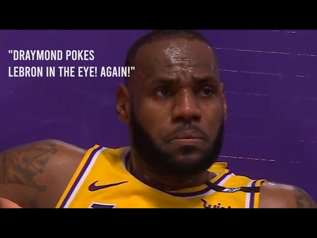 EVERYONE Going for Lebron's EYES