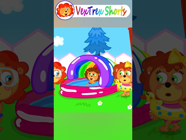 Lion Shorts - DIY Swimming Pool - Cartoon for Kids