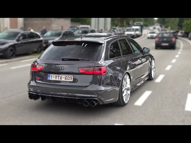 Audi S6 Avant VVT Stage 2 with Decat Downpipes & Akrapovic Exhaust! Revs & Accelerations!