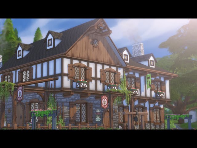 Travellers Rest Inspired TAVERN 🛌 | For Rent (noCC) TheSIMS4 | Stop Motion