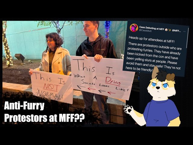Anti Furry Protestors at MFF??