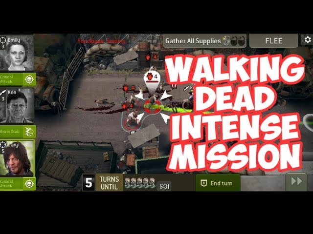 THE WALKING DEAD NO MAN's LAND GAMEPLAY HD FREE #2 - Intense Battle