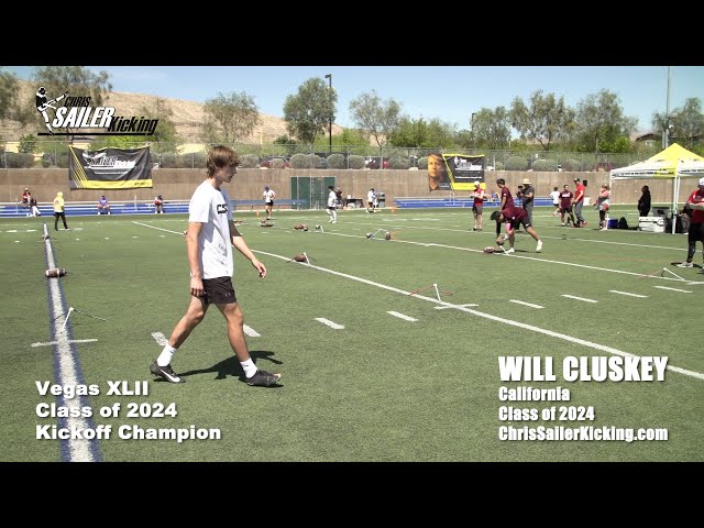 Will Cluskey - 2024 K/P - Kickoff Champion - CSK Vegas XLII
