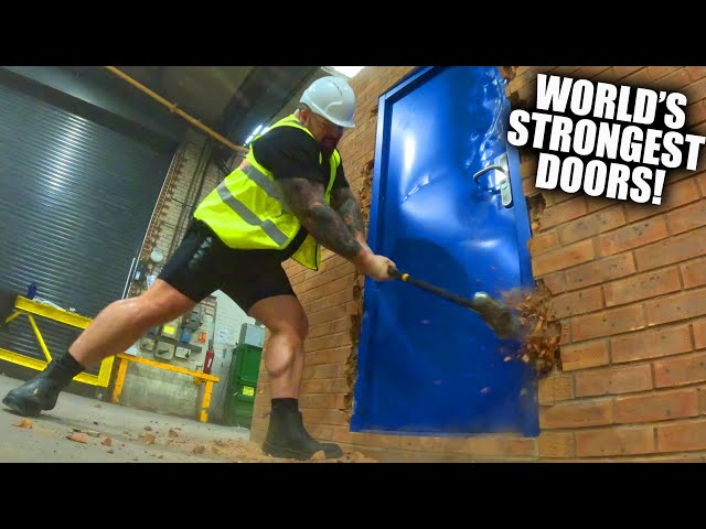 World's Strongest Man VS World's Strongest Door!!! - Eddie Hall