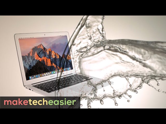 Spilled Water on Your Macbook? Here's how to Fix it - FAST