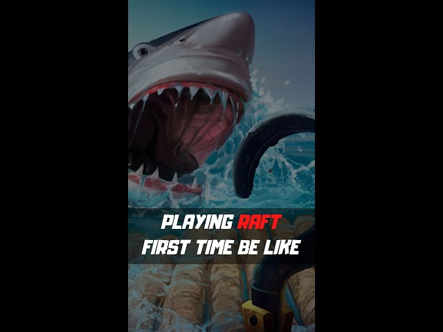 When you play raft for the first time| @pinksnot #shorts #raft #firsttime