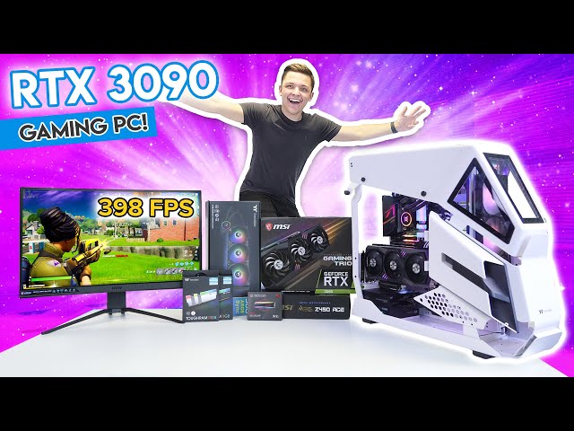 Insane RTX 3090 Gaming PC Build! [10+ Games TESTED! - Full 3090 Build Guide!]