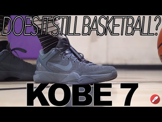 Does It Still Basketball?? Nike Kobe 7 Fade To Black!