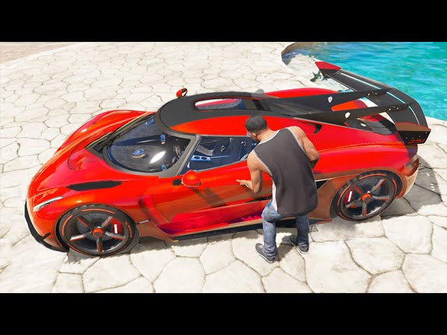 GTA 5 Stealing Super Fastest Cars with Franklin #15 (GTA 5 Luxury Expensive Cars)