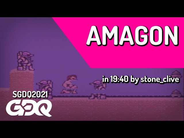Amagon by stone_clive in 19:40 - Summer Games Done Quick 2021 Online