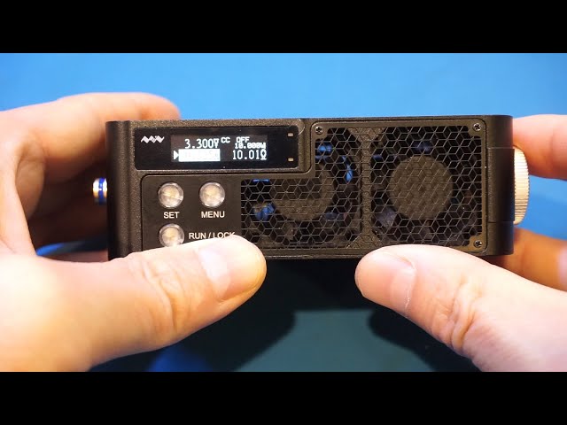 Review of a Miniware MDP-L1060 DC Electronic Load - It Runs on Battery and is Programmable!