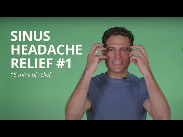 Sinus Drainage & Headache Relief Exercises | Sinusitis & Eustachian Tube Dysfunction Help | #1