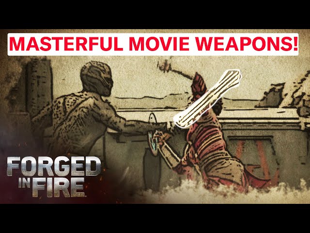 Top 5 AMAZING Movie Weapons (Black Panther, Lord of the Rings & More!) | Forged in Fire