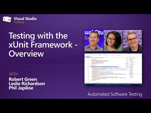 Testing with the xUnit Framework - Overview (2 of 12) | Automated Software Testing