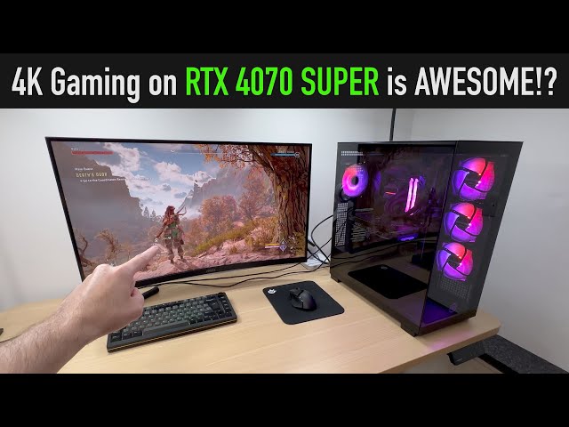 I used RTX 4070 SUPER to game at 4K for 2 weeks [Now I can't go back to 1440p]