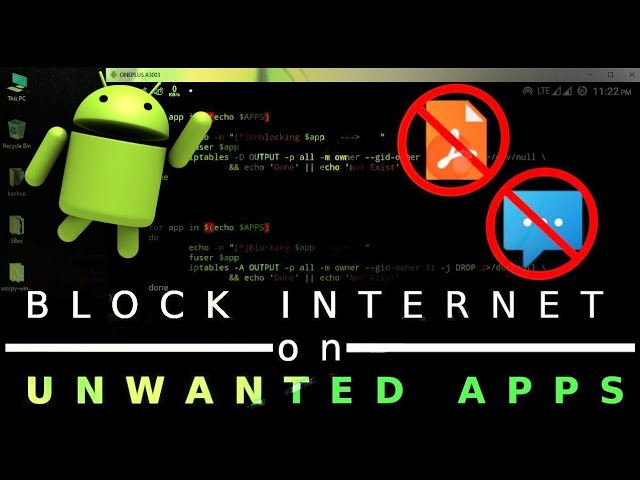 Block internet access on unwanted android apps | fossfrog