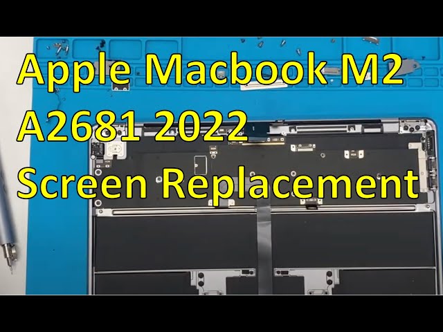 Apple MacBook Air 13" M2 A2681 2022 Screen Replacement | Repair Tutorial