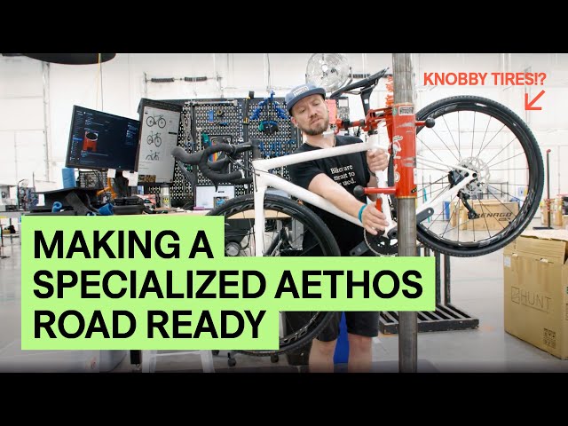 Someone Put Knobbies on A Specialized Aethos | Inside TPC  | TPC