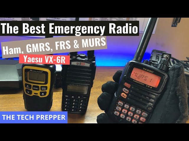 The Best Ham, GMRS, FRS and MURS Radio - VX-6R