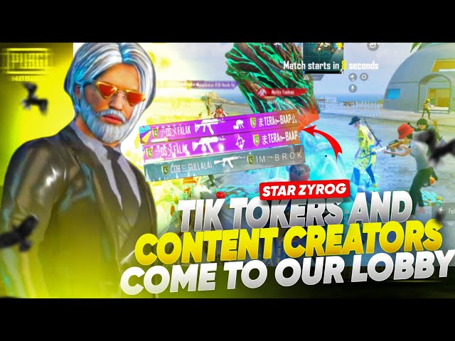 Tiktoker And Content Creators Came to our LOBBY • Rank Push • StarZYROG