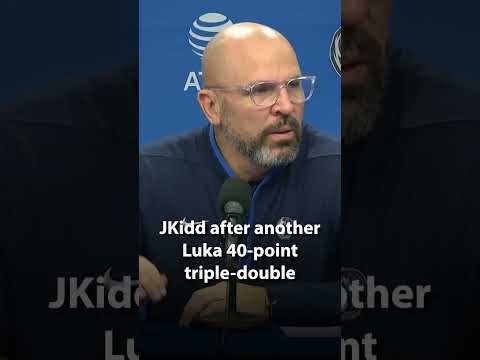 Jason Kidd is BORED of Luka's triple-doubles 🤣 #shorts