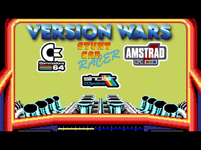 Version Wars - Stunt Car Racer - Amstrad CPC,Commodore 64,Zx Spectrum