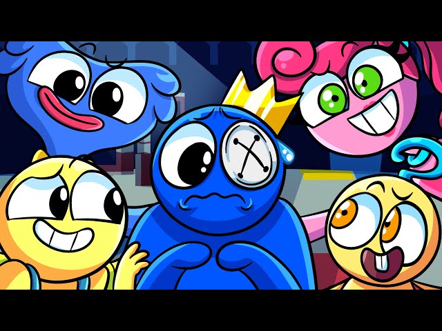 If BLUE was in Poppy Playtime!? Rainbow Friends Animation