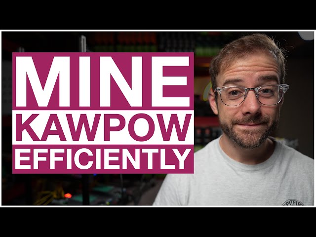The BEST KAWPOW Mining Overclocks (All 30 Series GPUs Tested)