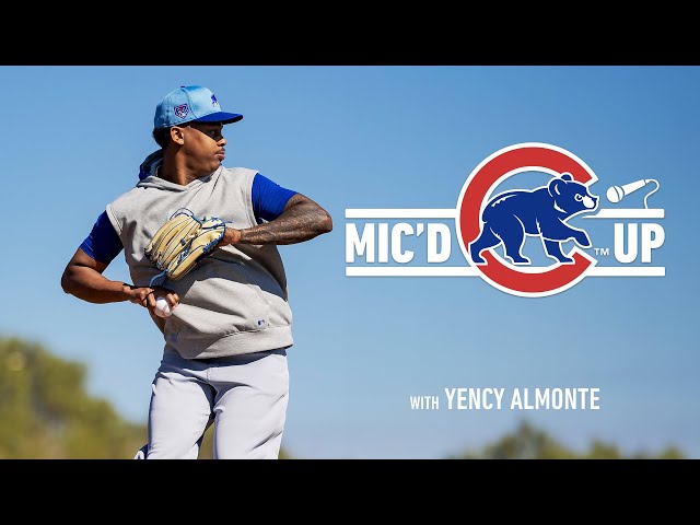 Yency Almonte is Mic'd Up at Cubs Spring Training