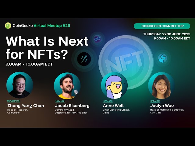What Is Next for NFTs? | CoinGecko Virtual Meetup #25