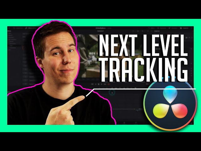 EASY WAY TO TRACK TITLES AND CALLOUTS IN RESOLVE 17 - DaVinci Resolve Basics Tutorial