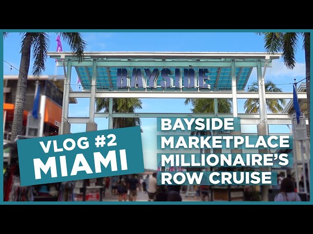 Our Miami Vlog! | Vlog 2: Bayside Marketplace, Bayside Boat Ride | Frolic & Courage