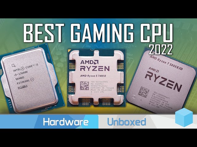 Best Value Gaming CPUs, 13600K, 12600K vs. 7600X, 5800X3D, 5600X
