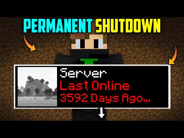 WHY I Permanently Shutdown this Minecraft SMP?