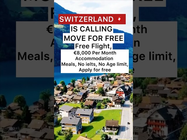 Get Paid To Move To Switzerland | Fully Funded Program For Undergraduates and Graduate Students