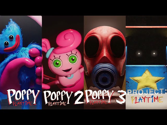 All Poppy Playtime Official Trailers | Poppy Playtime All Games - Mob Games (Entertainment)