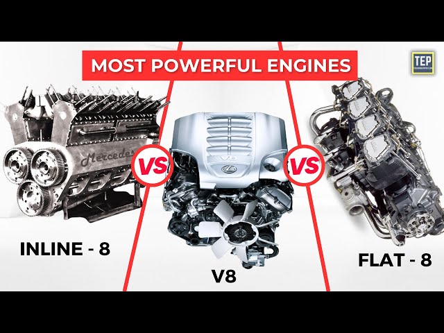 How 8-Cylinder Engine Works? Inline-8 vs V8 vs Flat-8 | Explained