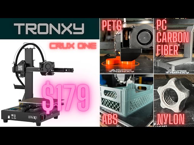$530 Prusa Mini Plus OR $179 Tronxy Crux 1 that can print Nylon and Polycarbonate Carbon Fiber?