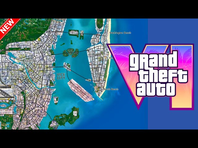Our First Look at VICE CITY in GTA 6 (Updated Map Preview)