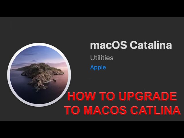 How to Update your Mac Computer to Mac's Catalina 10.15.4