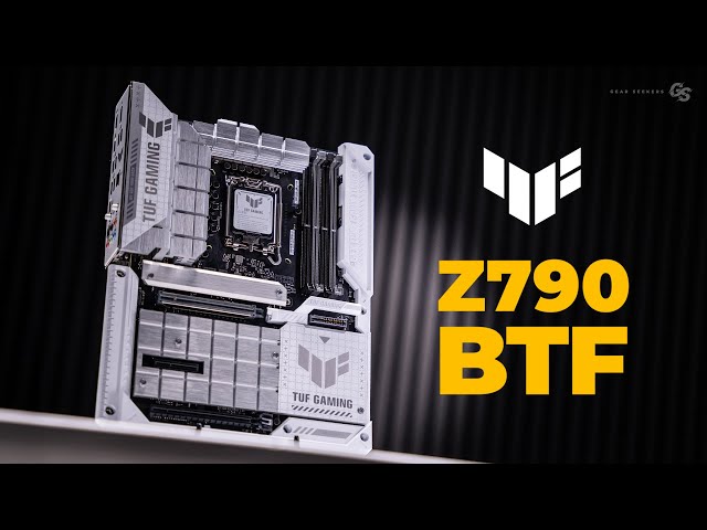 ASUS does back connectors better than MSI - ASUS TUF GAMING Z790-BTF WIFI