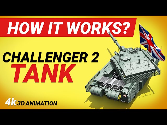 Challenger 2 Tank How it Works - with Chobham Armour and Iron Fist