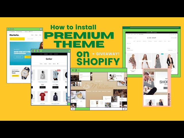 How to Install Premium Themes on your Shopify Store (+Premium Theme Giveaway)