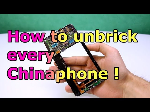 How to Unbrick every MTK China Phone ! Preloader / SP Flashtool Fix [HD]