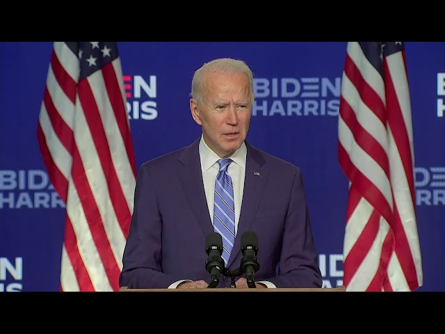 Joe Biden Gives Update On 2020 Election Results