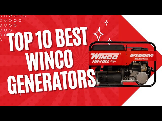 Top 10 best Winco Generators