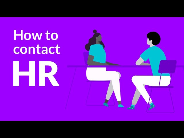 How to Contact HR Video Template (Editable)