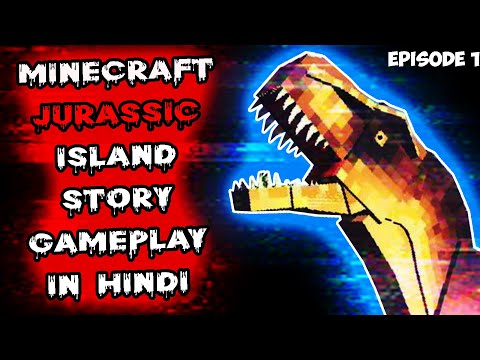 Minecraft Hardcore But its Jurassic Survival Island in Hindi | Episode 1 | Minecraft 100 Days