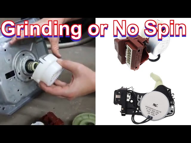 Washer No Spin or Grinding Sound? Actuator Transmission Step by Step Guide to Fix or Replace